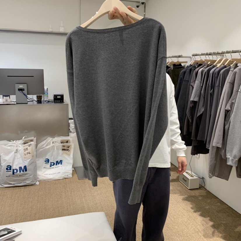 SELF SERVICE韓國直郵㊣女裝新款推薦職業休閑針織衫V領棉質SELF SERVICE針織衫