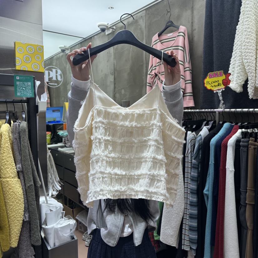 RUNWAY-런웨이㊣東大門代購女士新品真品職業吊帶背心春款RUNWAY吊帶/背心