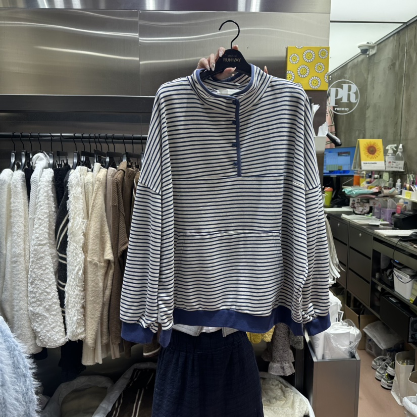 RUNWAY-런웨이韓國直郵㊣女裝新品人氣休閑推薦熱賣衛衣春款RUNWAY衛衣圖色1