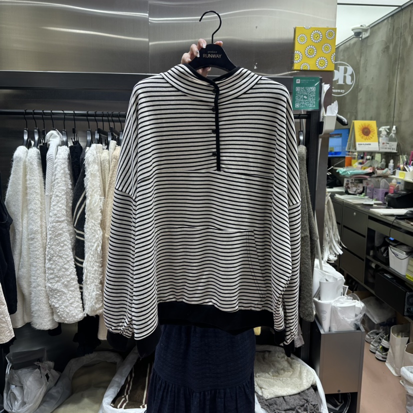 RUNWAY-런웨이韓國直郵㊣女裝新品人氣休閑推薦熱賣衛衣春款RUNWAY衛衣圖色3