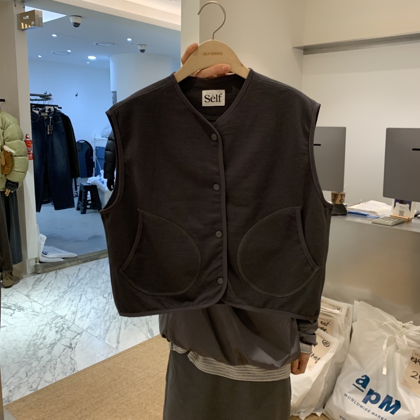 SELF SERVICE東大門直郵㊣女士新品真品推薦時尚人氣休閑馬甲SELF SERVICE馬甲圖色2