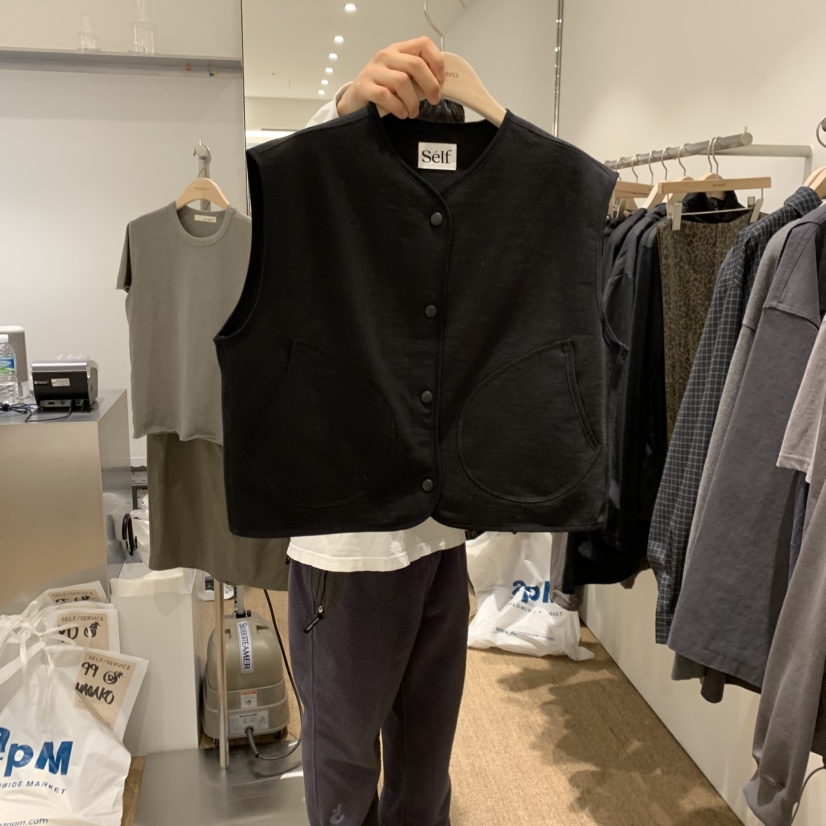 SELF SERVICE東大門直郵㊣女士新品真品推薦時尚人氣休閑馬甲SELF SERVICE馬甲圖色3