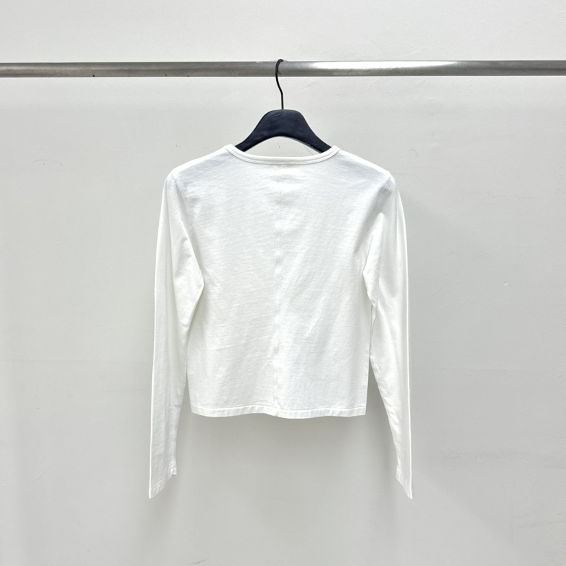 RIVER㊣東大門實拍女士新品職業26春夏休閑長袖T恤網眼春款WATER/RIVER長袖T恤