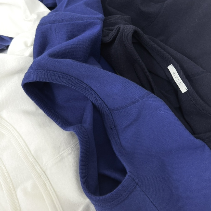 RIVER㊣東大門實拍女士新品職業26春夏休閑長袖T恤網眼春款WATER/RIVER長袖T恤