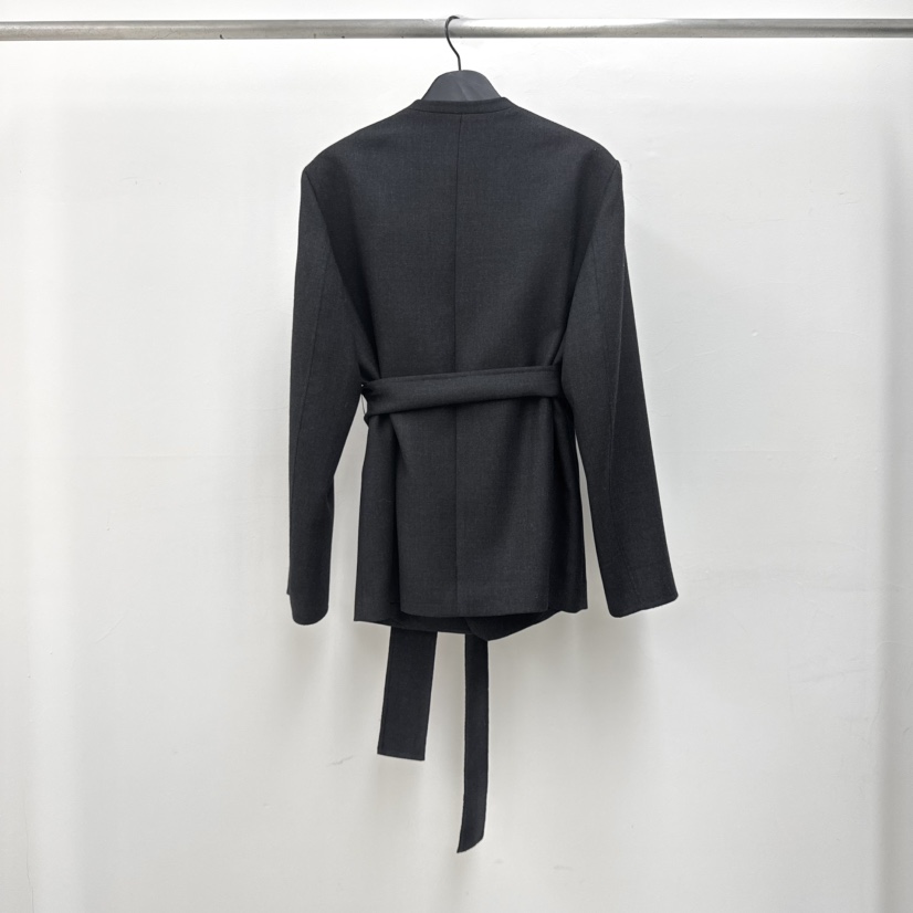 RIVER㊣東大門代購女裝新款時尚真品休閑熱賣夾克含腰帶春款WATER/RIVER夾克