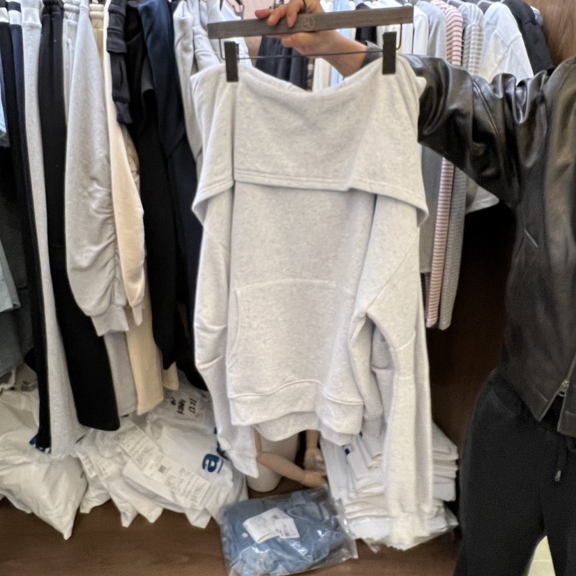 VIRKIN韓國代購㊣女士新品時尚職業人氣衛衣連帽拉鏈衫寬松VIRKIN衛衣圖色1