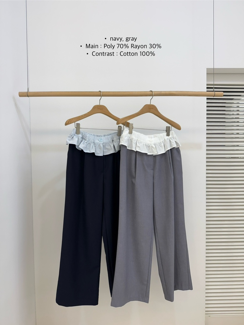 BY CHAPTER韓國直郵㊣女士新款推薦熱賣職業26春夏休閑褲春款BY Chapter休閑褲