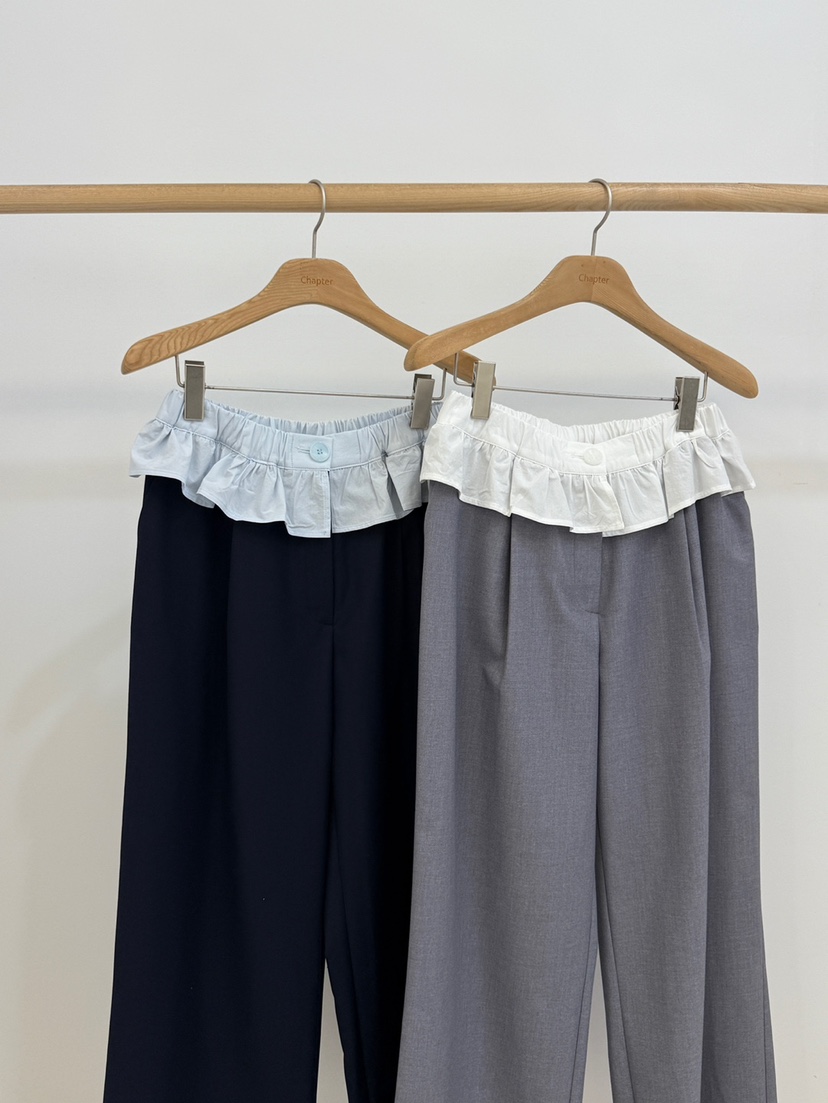 BY CHAPTER韓國直郵㊣女士新款推薦熱賣職業26春夏休閑褲春款BY Chapter休閑褲
