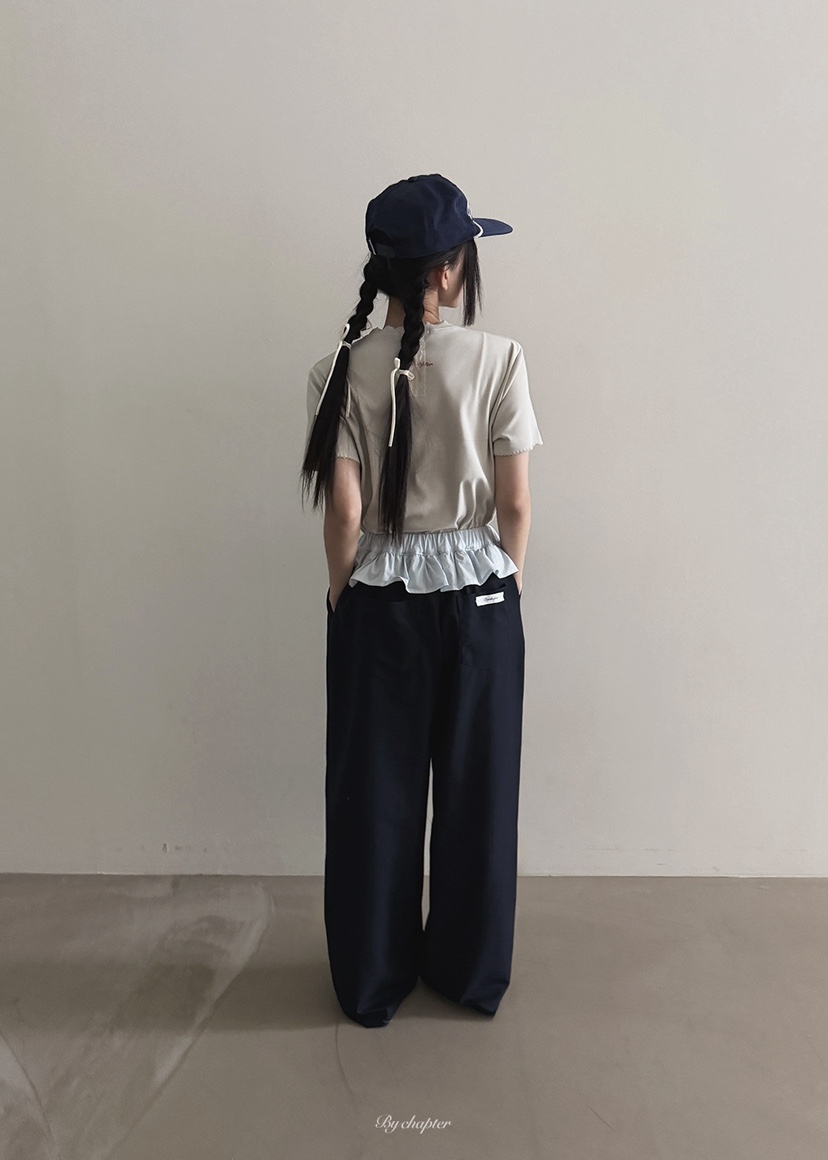 BY CHAPTER韓國直郵㊣女士新款推薦熱賣職業26春夏休閑褲春款BY Chapter休閑褲