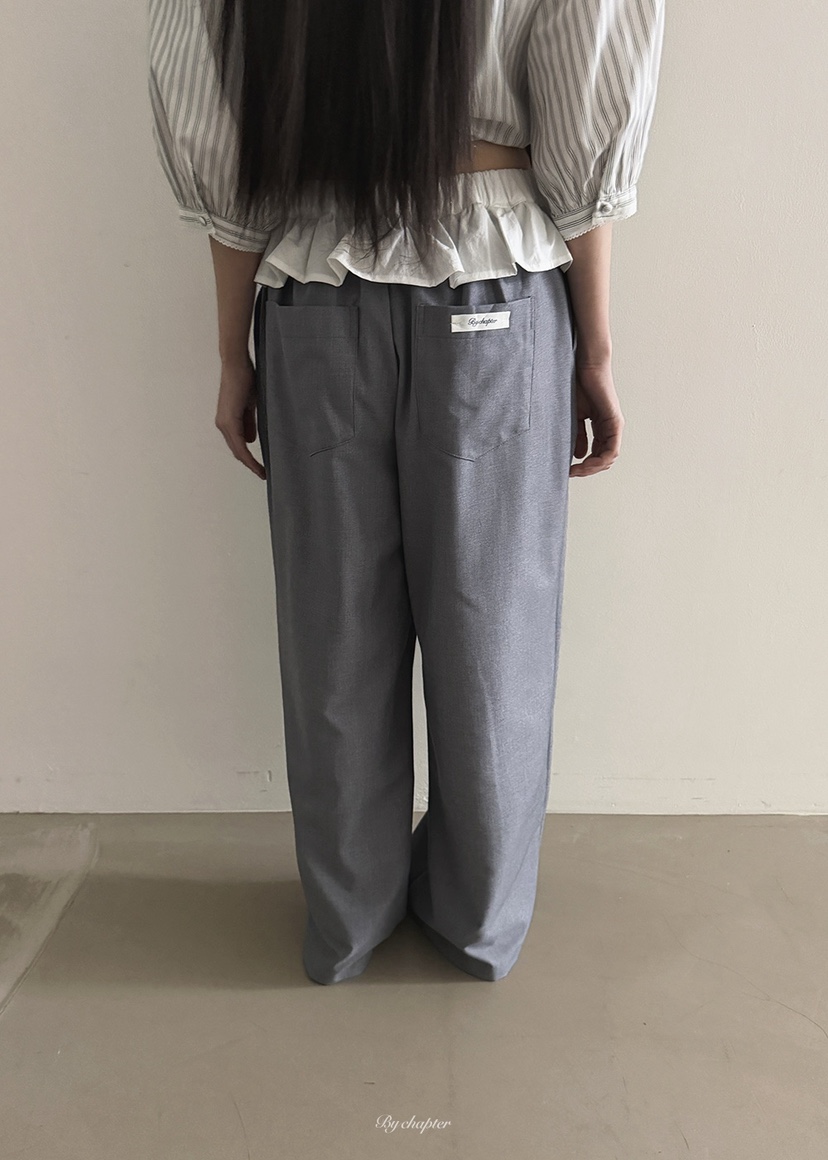 BY CHAPTER韓國直郵㊣女士新款推薦熱賣職業26春夏休閑褲春款BY Chapter休閑褲