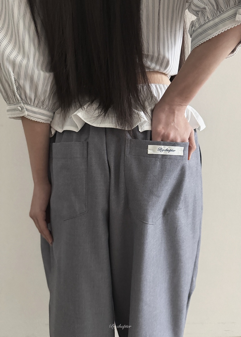 BY CHAPTER韓國直郵㊣女士新款推薦熱賣職業26春夏休閑褲春款BY Chapter休閑褲