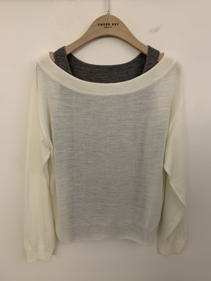 UNDER KEY韓國代購㊣女士新款推薦真品熱賣休閑人氣職業套裝UNDER KEY套裝圖色2