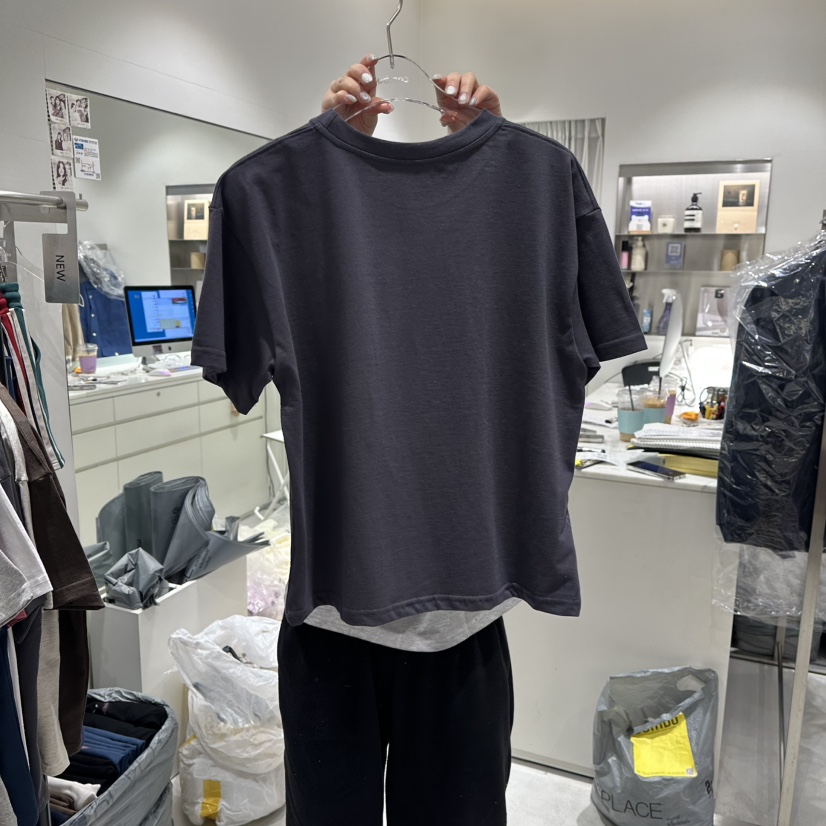 COMBO韓國直郵㊣女裝新款職業26春夏休閑推薦熱賣時尚T恤春款COM_BOT恤