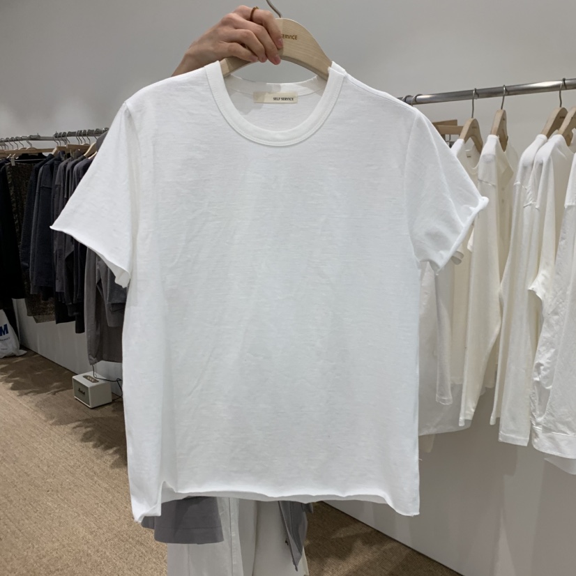 SELF SERVICE㊣東大門實拍女裝新品26春夏時尚推薦人氣T恤SELF SERVICET恤圖色2