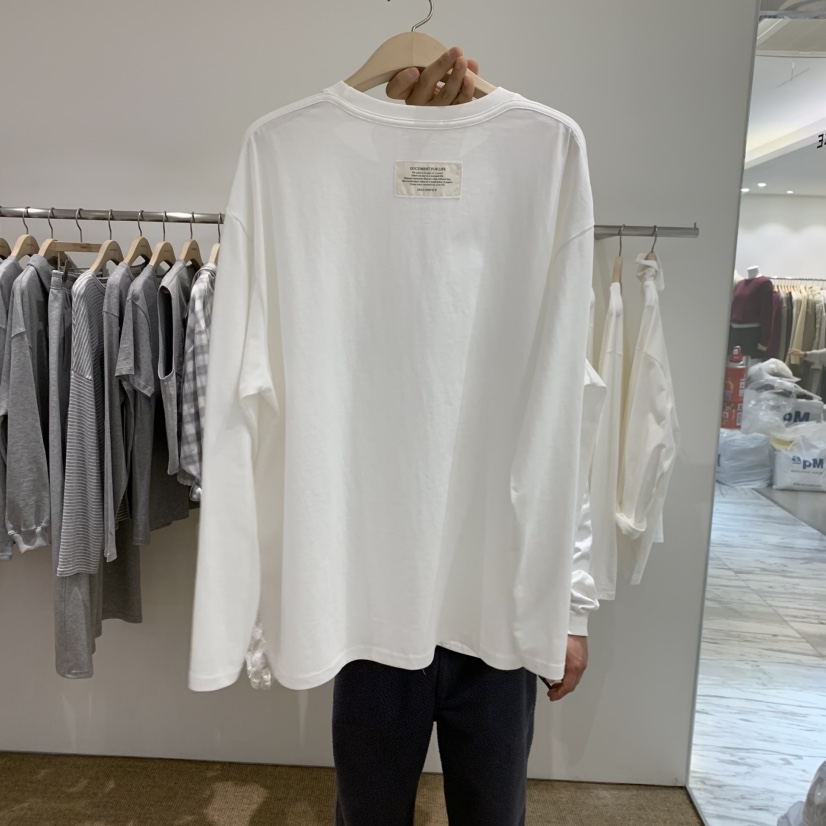 SELF SERVICE㊣東大門代購女士新品時尚26春夏真品長袖T恤SELF SERVICE長袖T恤