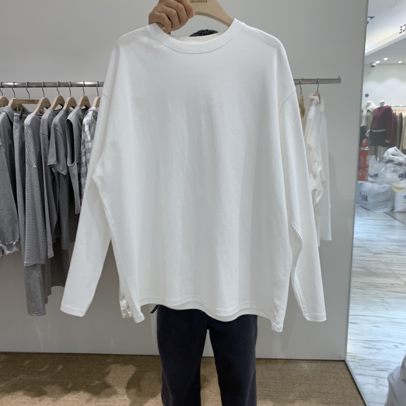 SELF SERVICE㊣東大門代購女士新品時尚26春夏真品長袖T恤SELF SERVICE長袖T恤圖色1