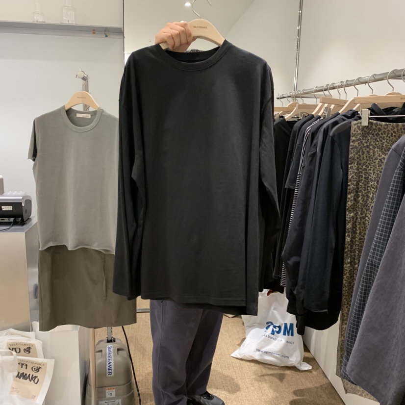 SELF SERVICE㊣東大門代購女士新品時尚26春夏真品長袖T恤SELF SERVICE長袖T恤圖色3