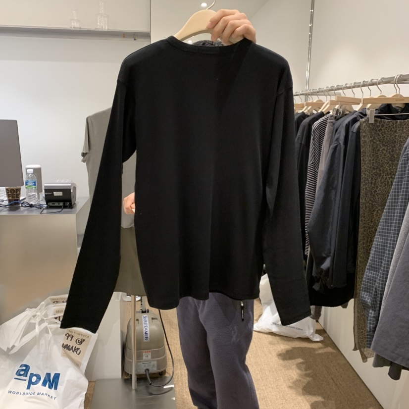 SELF SERVICE㊣東大門實拍女士新品職業人氣時尚真品長袖T恤SELF SERVICE長袖T恤