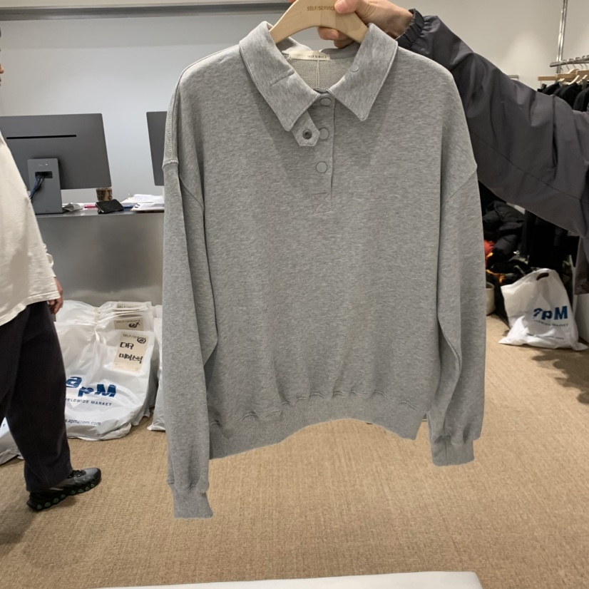 SELF SERVICE韓國代購㊣女裝新品時尚熱賣推薦人氣26春夏衛衣SELF SERVICE衛衣圖色2