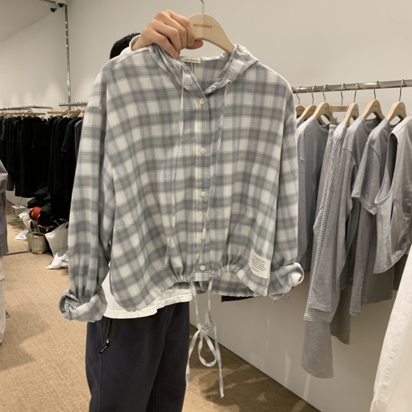 SELF SERVICE韓國直郵㊣女裝新品真品推薦人氣職業襯衫蕾絲衫SELF SERVICE襯衫/蕾絲衫圖色1