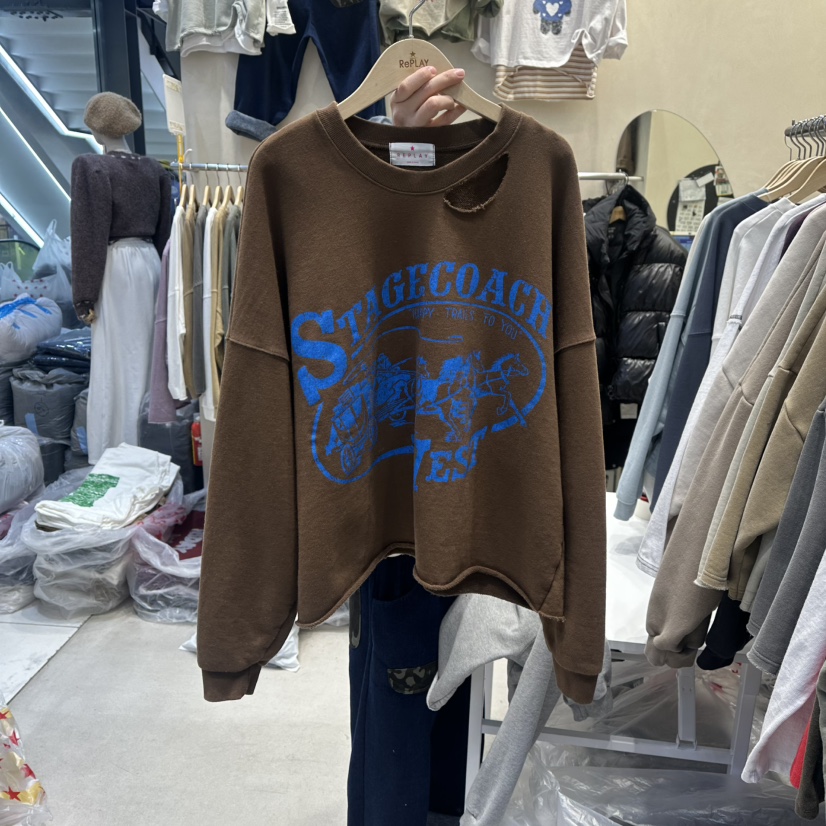 REPLAY韓國直郵㊣女士新款時尚熱賣職業人氣推薦26春夏長袖T恤REPLAY長袖T恤圖色3