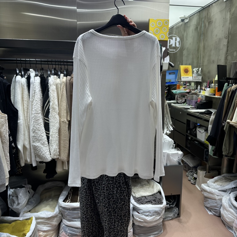 RUNWAY-런웨이㊣東大門代購女裝新品休閑26春夏長袖T恤春款RUNWAY長袖T恤