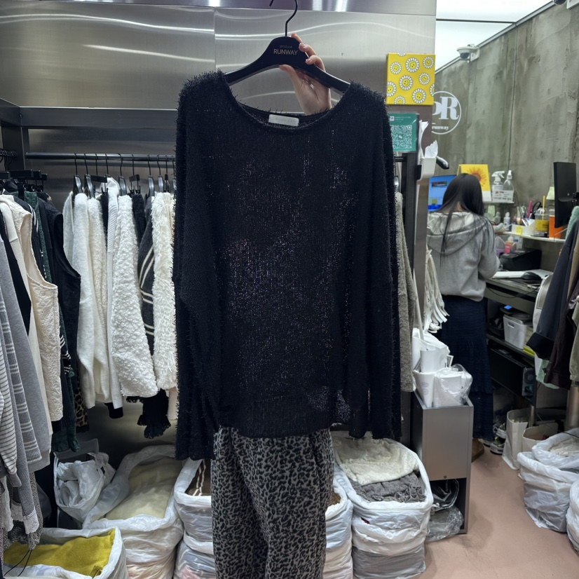 RUNWAY-런웨이韓國直郵㊣女士新款人氣真品26春夏針織衫春款RUNWAY針織衫圖色4