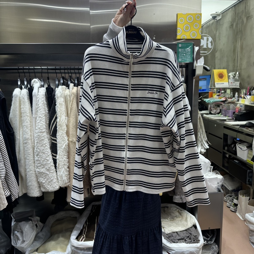 RUNWAY-런웨이㊣東大門實拍女裝新品26春夏休閑夾克拉鏈春款RUNWAY夾克圖色3