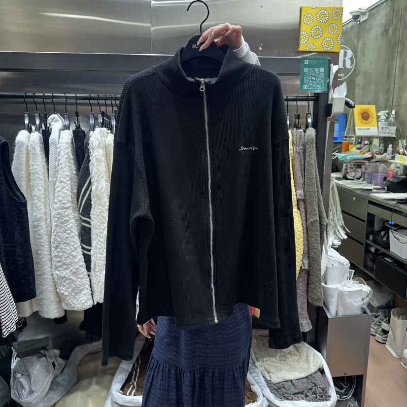 RUNWAY-런웨이㊣東大門實拍女裝新品26春夏休閑夾克拉鏈春款RUNWAY夾克圖色4