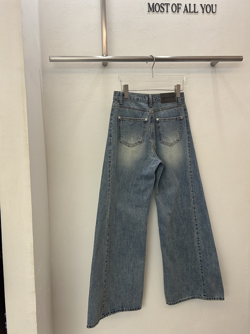 MOST OF ALL U㊣東大門代購女裝新款人氣推薦牛仔褲春款MOST OF ALL U牛仔褲