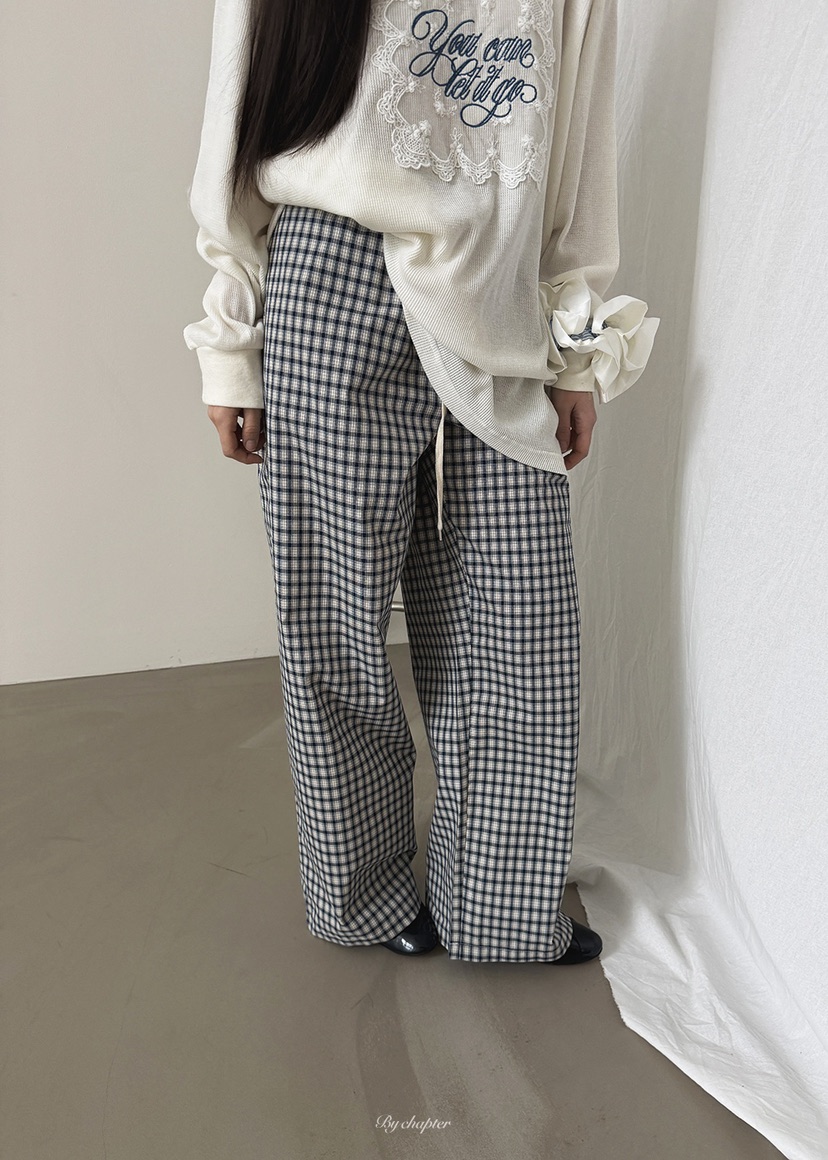 BY CHAPTER東大門直郵㊣女裝新款時尚真品熱賣休閑休閑褲春款BY Chapter休閑褲圖色2