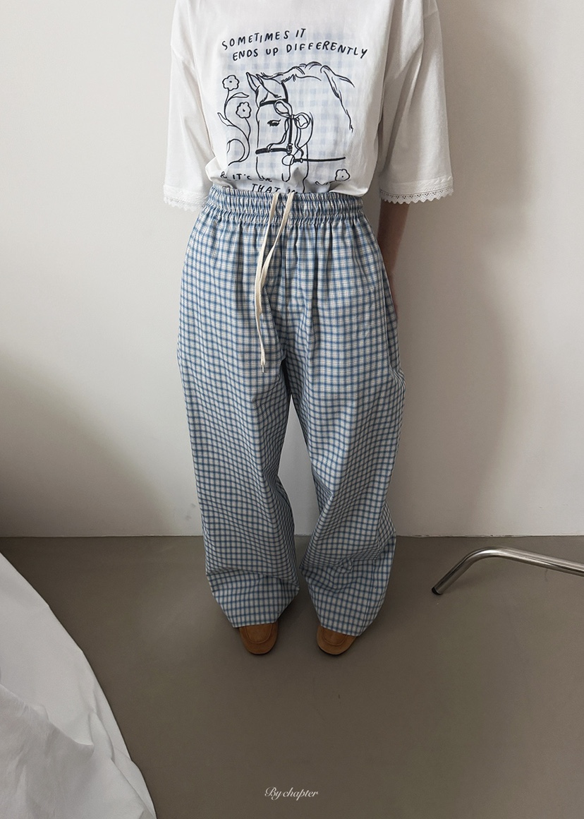 BY CHAPTER東大門直郵㊣女裝新款時尚真品熱賣休閑休閑褲春款BY Chapter休閑褲圖色3