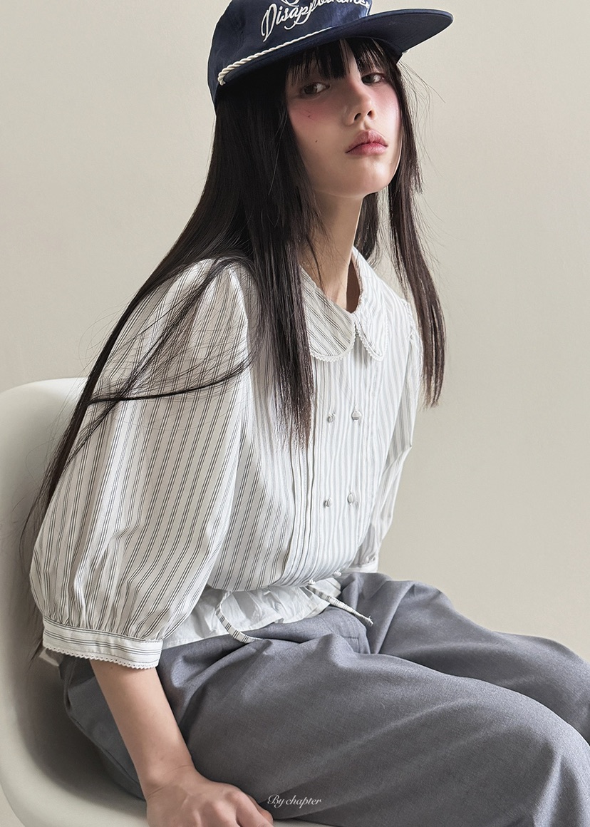 BY CHAPTER東大門直郵㊣女士新款熱賣職業休閑襯衫蕾絲衫春款BY Chapter襯衫/蕾絲衫