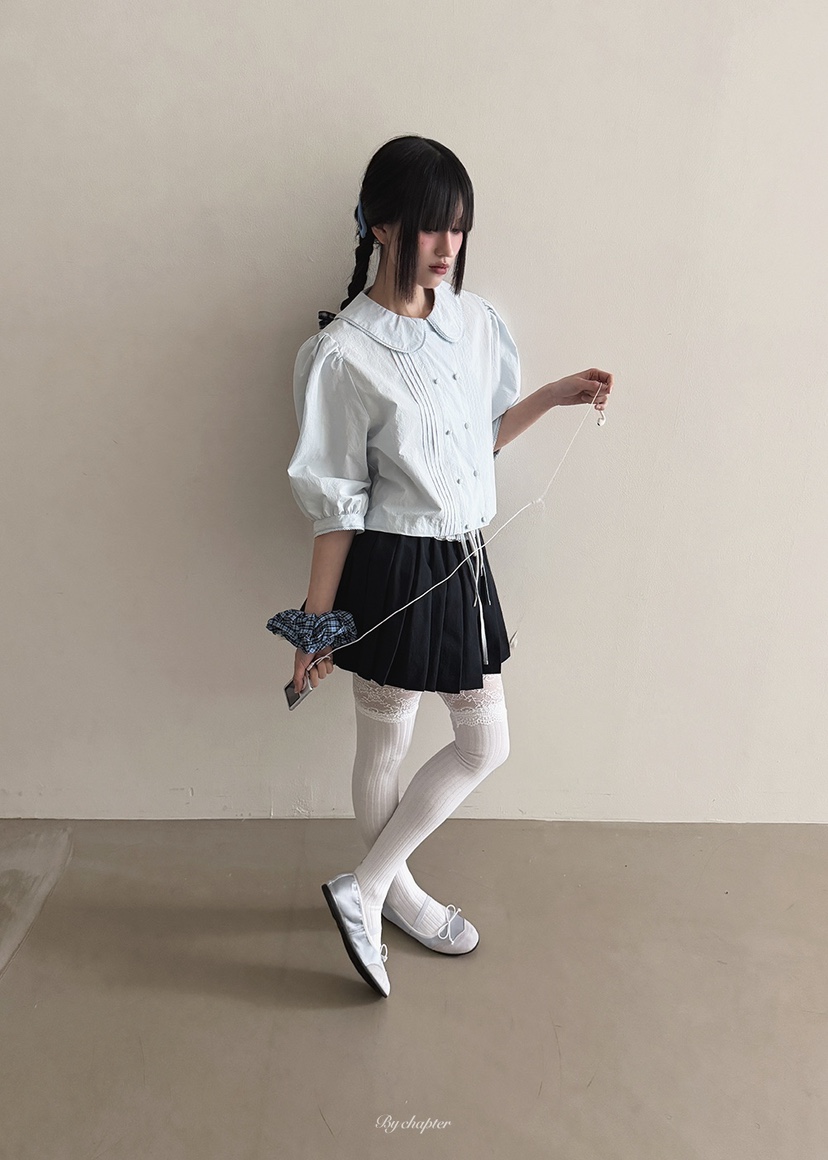 BY CHAPTER東大門直郵㊣女士新款熱賣職業休閑襯衫蕾絲衫春款BY Chapter襯衫/蕾絲衫