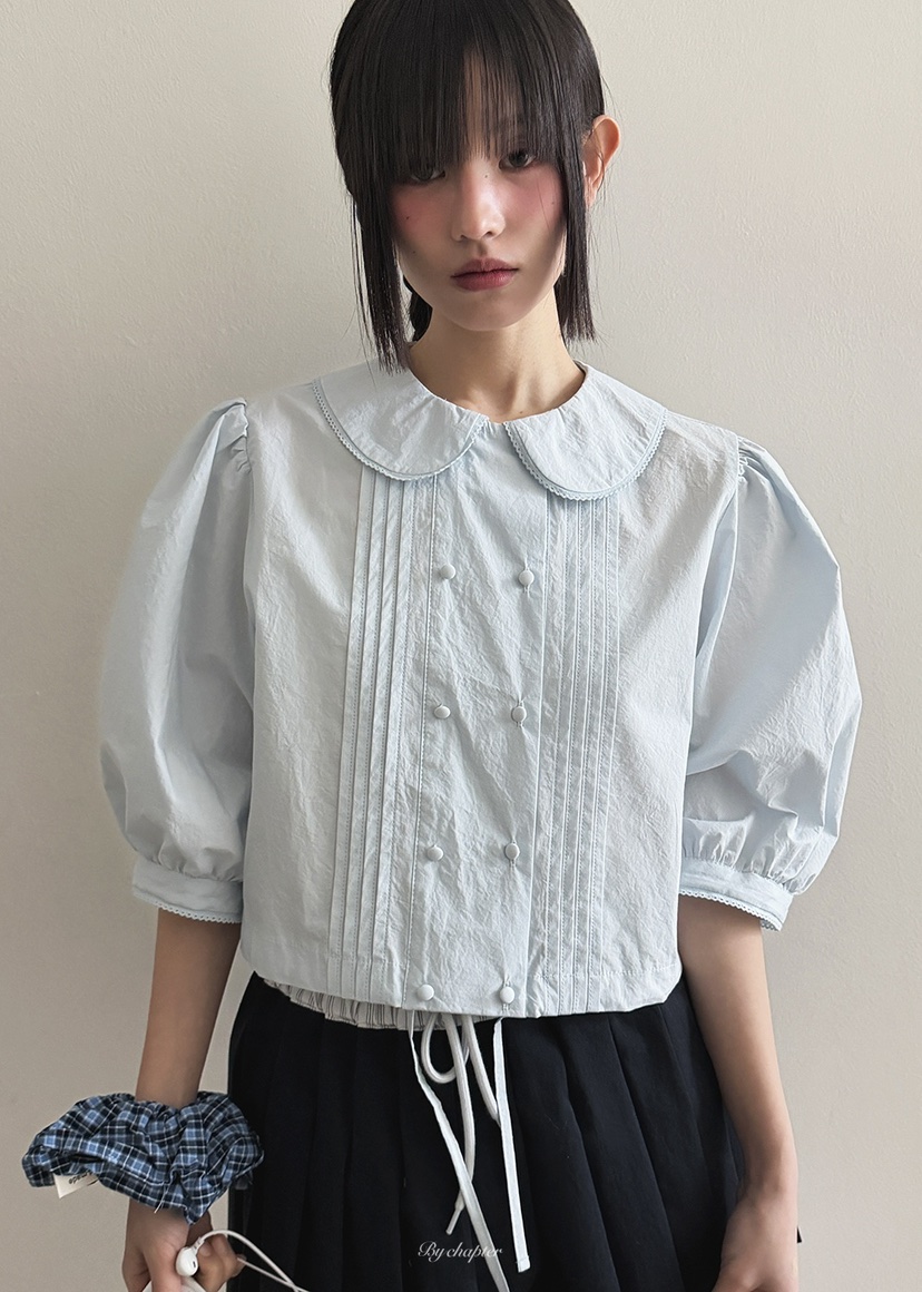 BY CHAPTER東大門直郵㊣女士新款熱賣職業休閑襯衫蕾絲衫春款BY Chapter襯衫/蕾絲衫圖色2