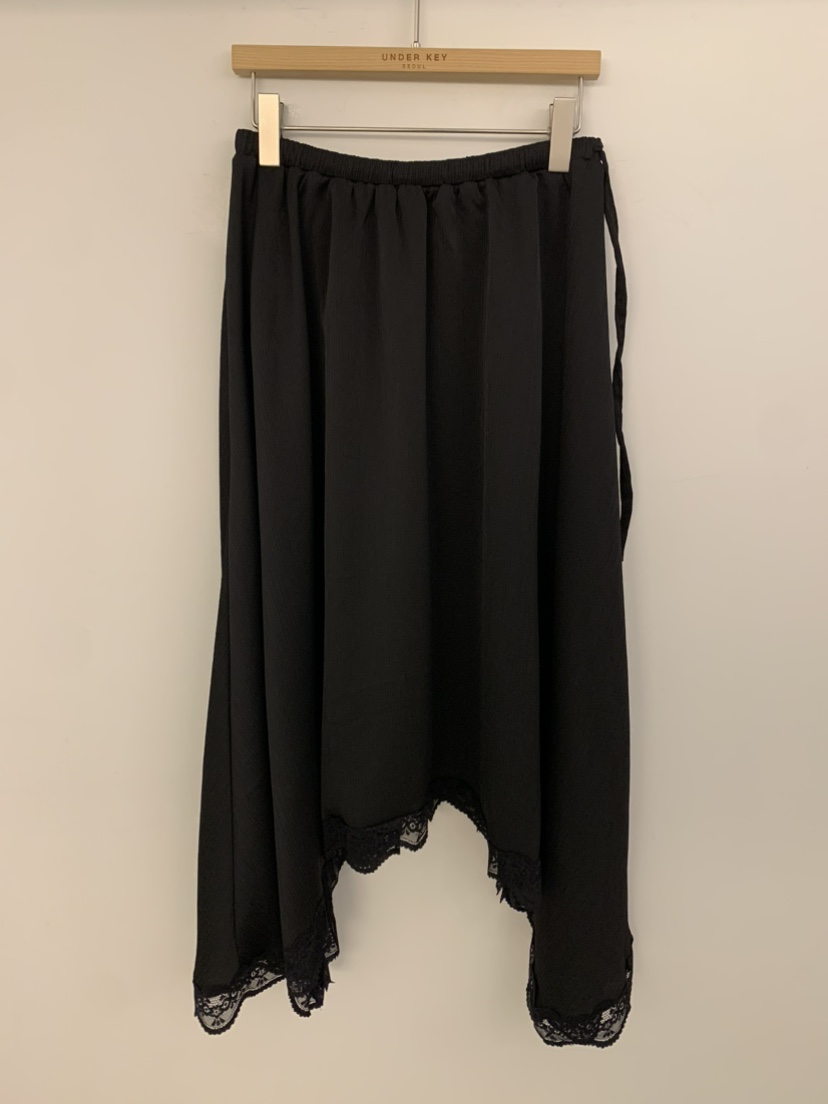 UNDER KEY韓國直郵㊣女士新款人氣時尚休閑真品26春夏長裙蕾絲UNDER KEY長裙圖色2