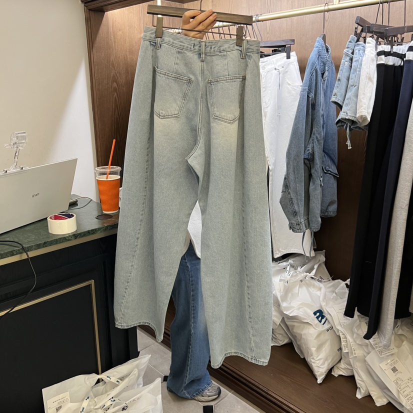 VIRKIN㊣東大門代購女士新款人氣26春夏推薦休閑熱賣牛仔褲VIRKIN牛仔褲