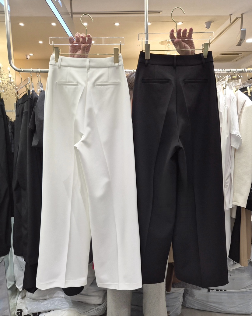 WORK SHOP韓國直郵㊣女士新品休閑時尚職業真品休閑褲春款Work_shop休閑褲