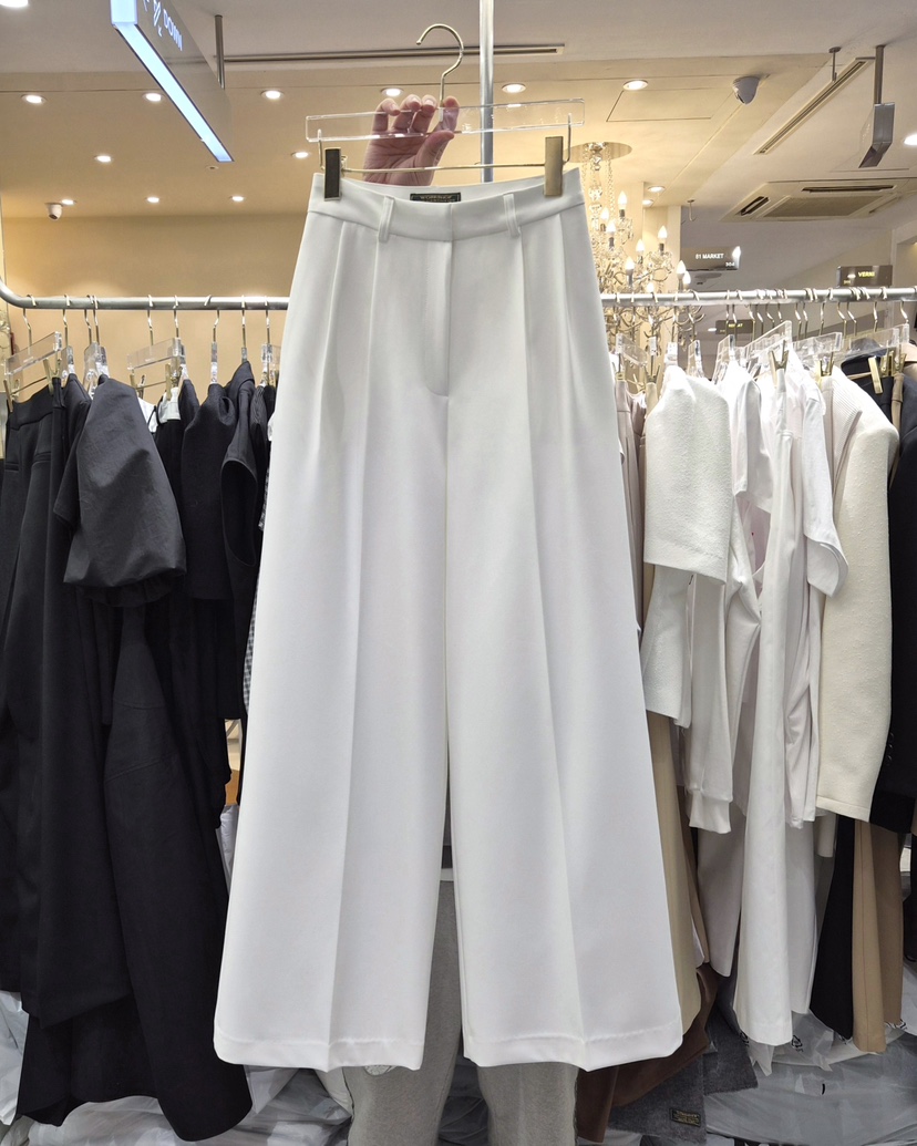 WORK SHOP韓國直郵㊣女士新品休閑時尚職業真品休閑褲春款Work_shop休閑褲圖色1