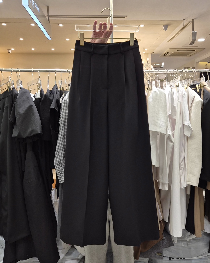 WORK SHOP韓國直郵㊣女士新品休閑時尚職業真品休閑褲春款Work_shop休閑褲圖色2