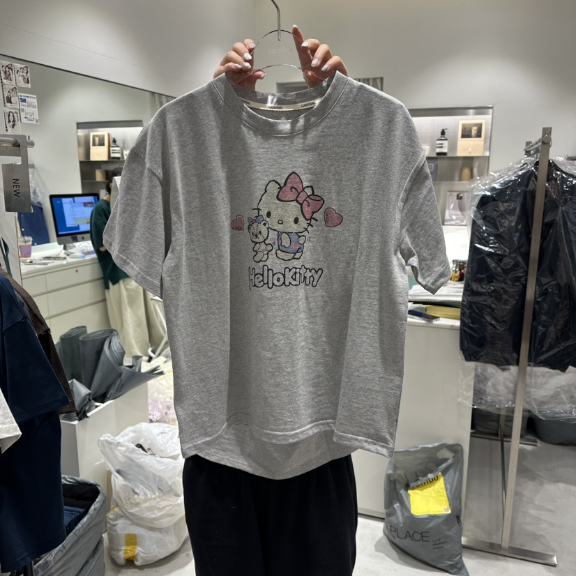 COMBO㊣東大門實拍女裝新品推薦休閑時尚26春夏真品T恤春款COM_BOT恤圖色2