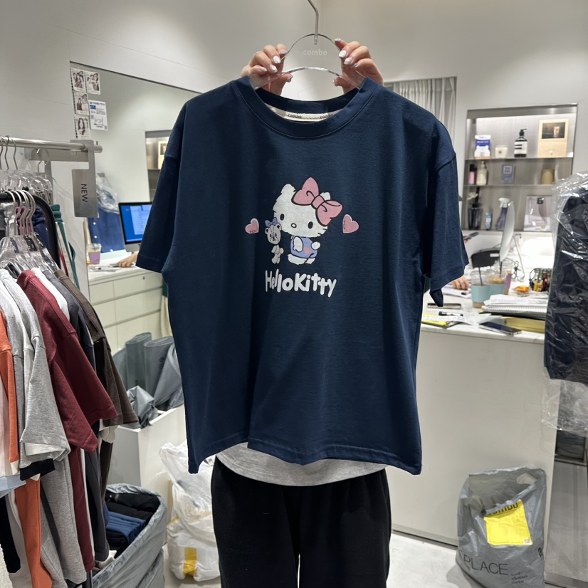 COMBO㊣東大門實拍女裝新品推薦休閑時尚26春夏真品T恤春款COM_BOT恤圖色3