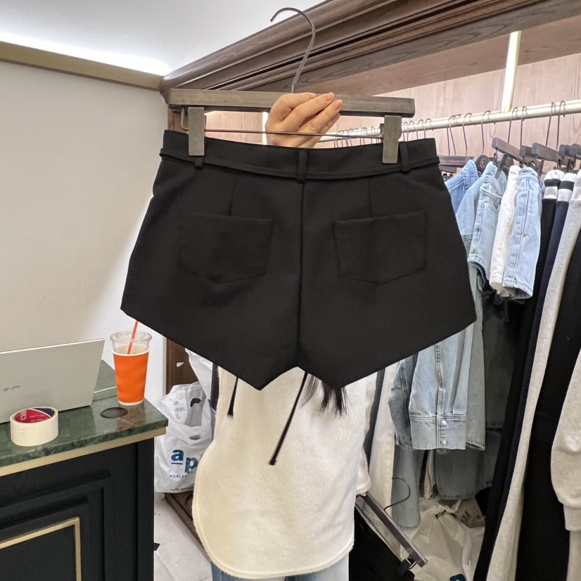 VIRKIN㊣東大門代購女士新品人氣職業真品時尚26春夏短褲口袋VIRKIN短褲