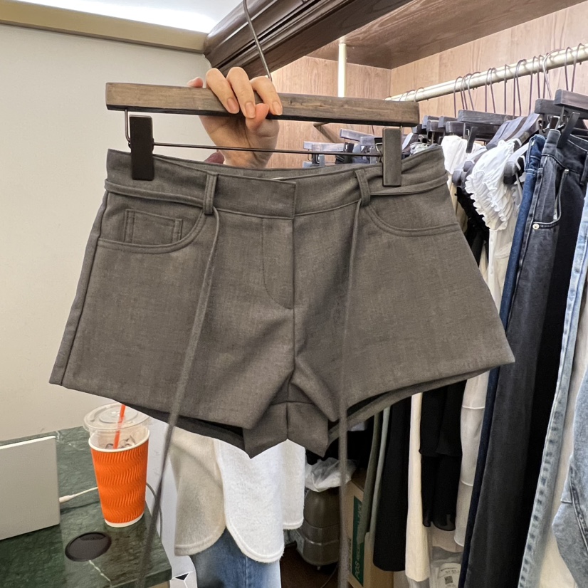 VIRKIN㊣東大門代購女士新品人氣職業真品時尚26春夏短褲口袋VIRKIN短褲圖色3