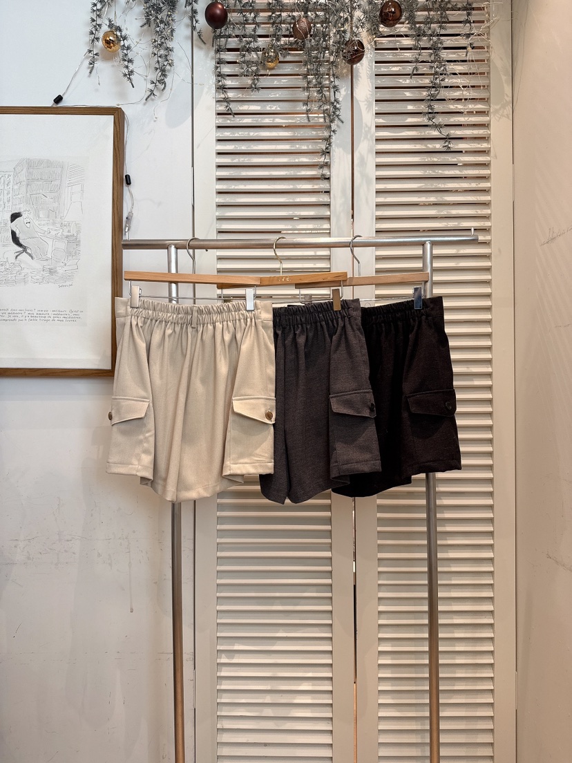 FAVE-L韓國直郵㊣女裝新品真品26春夏休閑人氣職業短褲春款FAVE-L短褲