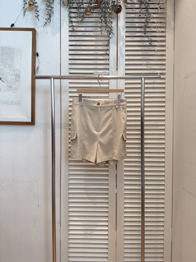 FAVE-L韓國直郵㊣女裝新品真品26春夏休閑人氣職業短褲春款FAVE-L短褲圖色1