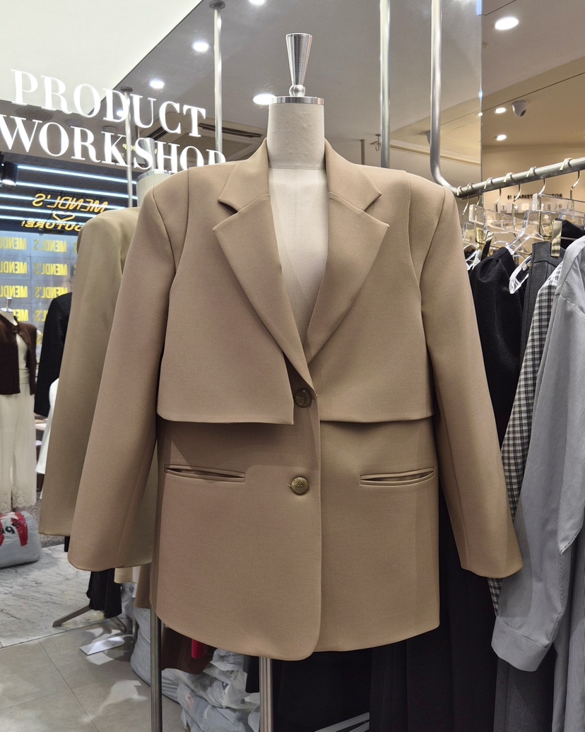 WORK SHOP韓國代購㊣女士新款時尚26春夏人氣真品夾克春款Work_shop夾克圖色1