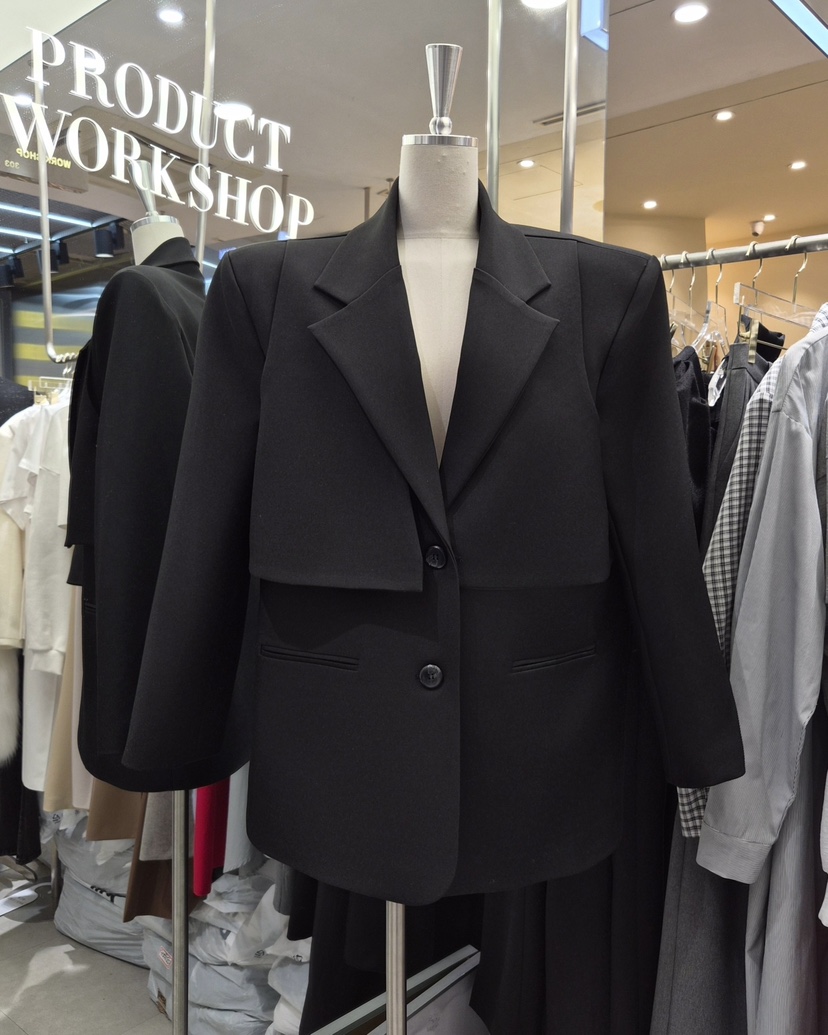 WORK SHOP韓國代購㊣女士新款時尚26春夏人氣真品夾克春款Work_shop夾克圖色2