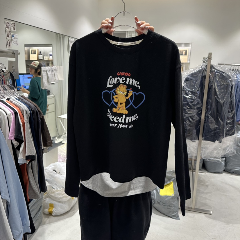 COMBO韓國直郵㊣女士新品推薦真品人氣26春夏時尚長袖T恤春款COM_BO長袖T恤圖色3