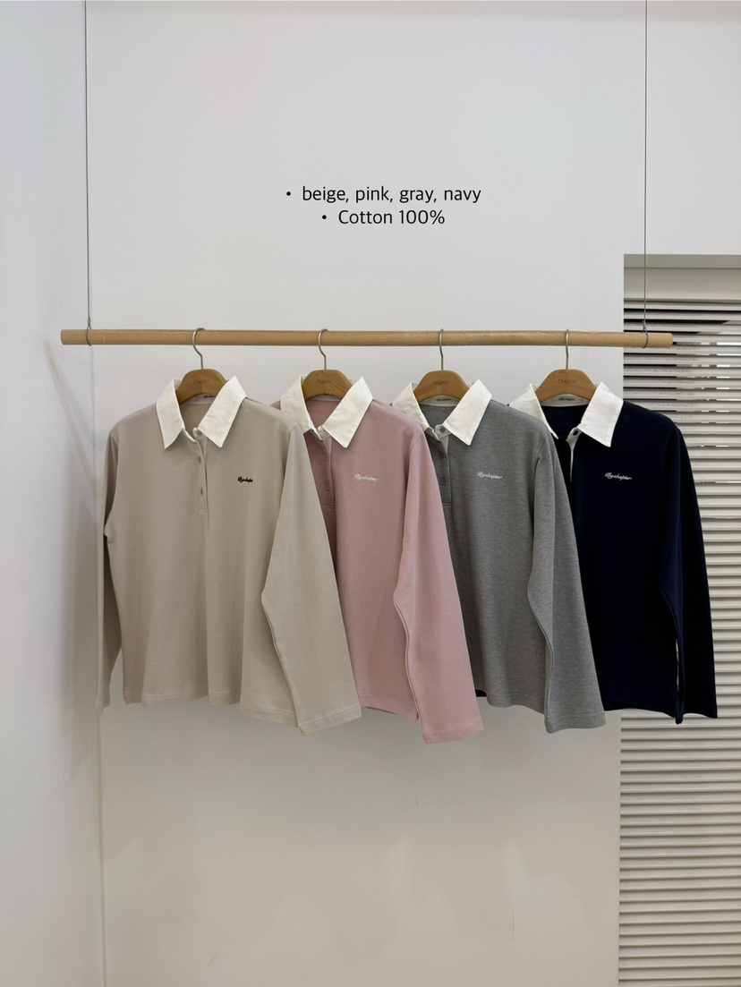 BY CHAPTER㊣東大門代購女裝新品真品職業熱賣長袖T恤春款BY Chapter長袖T恤